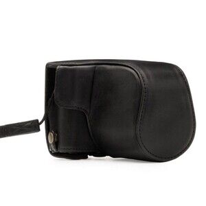 MegaGear Canon EOS M100, M200 (15-45mm) Ever Ready Leather Camera Case and Strap